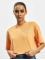 Only Tops sans manche May Y Cropped Print orange